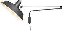 Trio Lighting Leuchten Bolder 200300132 - Lámpara de pared (metal, 1 bombilla E27), color negro mate