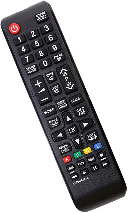 Nuevo Aplicable a para Samsung AA59-00741A Mando a Distancia de Repuesto, sin Necesidad de programación: Ajuste HDTV LED Plasma LCD LED Smart TV, reemplazo BN59-01175N BN59-01199F AA59-00786A