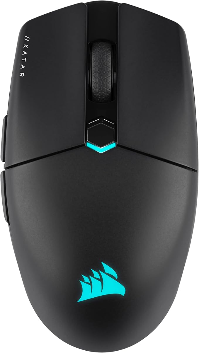 CORSAIR KATAR ELITE Inalámbrico Ratón Ultraligero para Juegos FPS - Negro