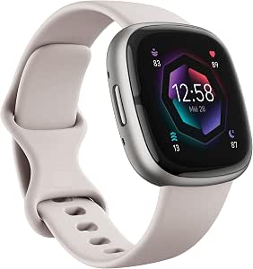 Google Fitbit Sense 2 Montre connectée sport et santé avec GPS intégré, fonctionnalités avancées pour la santé, jusqu’à 6 jours d’autonomie de batterie - compatible avec iOS 15 & Android OS 9.00