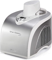 Thumbnail for Ariete 693 Heladera Gran Gelato, Máquina para hacer Helados Autoenfriante de Metal con Compresor, 135 W, Cesta extraíble de 1 L, Helados aRrtesanales y Sorbetes, Pantalla LCD, Blanco Plateado
