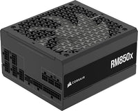 CORSAIR RM850x Fuente de Alimentación ATX Totalmente Modular de Bajo Ruido – Compatible con ATX 3.1 & PCIe 5.1 – Eficiencia Cybenetics Gold – Conector 12V–2x6 Nativo – Negro