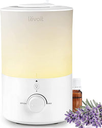Thumbnail for LEVOIT Top-Fill Humidificador Ultrasónico 3L de Aromas, Silencioso 28dB, Apto para Lavavajillas, Sueño con la Luz Nocturna, Apagado Automático, BPA FREE para Bebés y Plantas, Hogar, Color Blanco