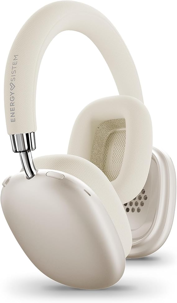 Energy Sistem Pineapple MAX Headphones – Auriculares Bluetooth (40 Horas de batería, Carga rápida, Almohadilla magnética remplazable, Multi Device Connection)