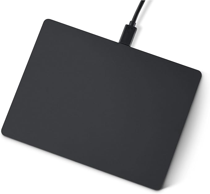 Amazon Basics Panel Multitáctil con Control por Gestos, Panel Táctil USB-C con Cable para PC Windows (sin Compatibilidad con MacOS), 16,3cm (6,4 Pulgadas), Cable de 1,8 m, Negro