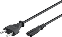 Goobay 95038 - Cable de alimentación 3 m, Negro
