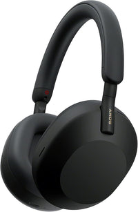Sony WH-1000XM5 ANC Bezprzewodowe Słuchawki Nauszne z Redukcją Hałasu, Bluetooth, Clear Call Quality, Hi-Res, Do 30H Baterii, Szybkie Ładowanie, Alexa i Google Assistant, IOS i Android - Czarne