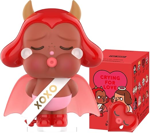 POP MART Crybaby Crying For Love Series Figures de Acción Popular Figura Coleccionable y Adorable Juguete Artístico Regalo Creativo 1PC