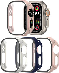 Thumbnail for BIRDTOBR 3 Piezas Funda Compatibilidad con Apple Watch Ultra 2 49mm/ Ultra 49mm con Protector de Pantalla, Protectora Completo Carcasa Ultra Fina Compatibilidad con Apple Watch Ultra 2/ Ultra