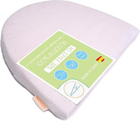 PEKITAS - Cojín Antireflujo Almohada Abdominal Inclinada Cuña 33 x 25 cm Embarazo, Color Blanco