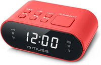 Muse M-10 - Radiodespertador con Pantalla Led Rojo