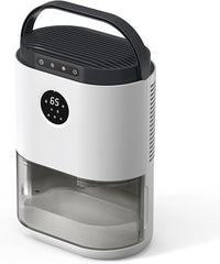 Deshumidificador 2300ML, Deshumificadores de Humedad, Sensor Pantalla, Temporizador de 48H, Luces de 7 Colores, Descongelación Automática, Modo Sueño, Deshumidificador para Dormitorio, Baño