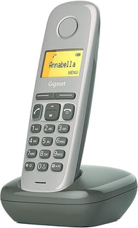 Gigaset A170 Teléfono Inalámbrico, Agenda 50 Contactos, Chocolate