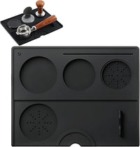 HOTUT Café Tamper Mat Silicona,Prensador de Cafe Mat de Silicona,Almohadilla Prensador Cafe Mat de Silicona,Tamper Mat,Alfombrilla de Manipulación de Café,para El Hogar o Baristas Profesionales