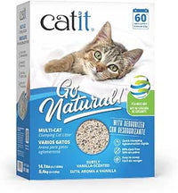 Arena Aglomerante Mix para Muchos Gatos Catit Go Natural
