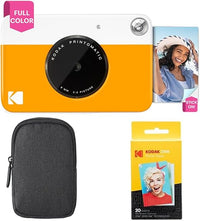 Thumbnail for KODAK: Paquete básico de cámara instantánea Printomatic (Amarilla) + Papel Zink (20 Hojas) + Funda cómoda .