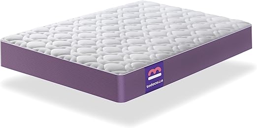 Todocama - Colchón viscoelástico, multicapa Airsoft, tejido Aloe Vera transpirable, altura ± 21 cm, tratamiento antiácaros y antibacterias. 120x190 cm