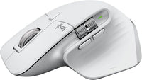 Logitech MX Master 3S para Mac - Ratón Inalámbrico Performance con Desplazamiento Rápido, Ergo, 8K dpi, Clics Silenciosos, Funciona sobre Cristal, USB-C, Bluetooth, Apple, iPad - Pale Grey