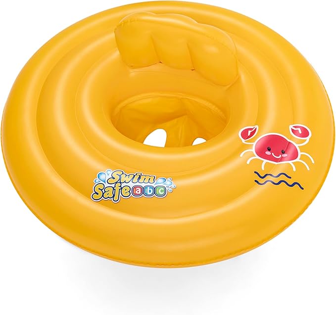 Bestway Swim Safe Abc Wondersplash Bouée Culotte Ronde pour Bébé 3 Anneaux 69 cm