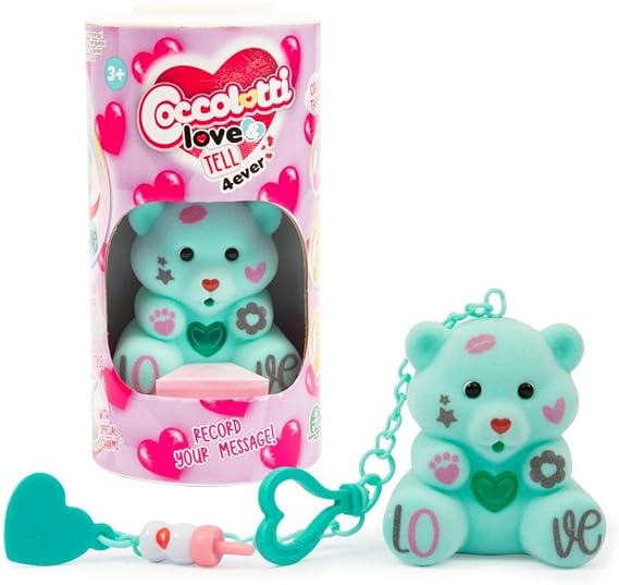 Coccolotti, Oso Interactivo Love & Tell 4 Ever, Efectos de Sonido y Luminosos, Modelo Happy, para Niños Desde 3 Años, CCL442