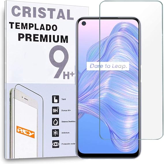 Protector de Pantalla para REALME V5 5G - OPPO A72 - OPPO A52 - REALME 7 - REALME X7 Pro - A73 5G, Cristal Vidrio Templado Premium