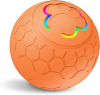 Irishom Pelota de juguete para mascotas – Juegos interactivos para perros Jolly Ball Pelota de Pastor para perros – Diseño de doble modo resistente y seguro puerto de carga impermeable IP54
