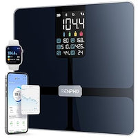 RENPHO Smart Scale FSA HSA Store Eligible, Body Fat Scale with VA Display, Bluetooth Scale for Body Weight and Fat Percentage, BMI, Muscle & Bone Mass, Apple Health Compatible, 400lb