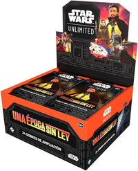 Asmodee FFG Star Wars Unlimited Juego De Cartas Coleccionables Una Epoca sin Ley, 24 Sobres de 16 Cartas, TCG a Partir de 12 Años, para 2 Jugadores, Español