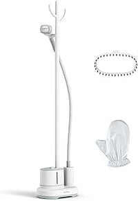 Rowenta Cepillo de vapor Origin Home - Steamer de pie de 2000 W, modo Eco, incluye colgador de ropa, listo en 45 s, salida de vapor continua de hasta 42 g/min, potente vapor desinfectante, IS3274