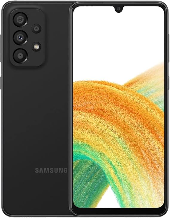 SAMSUNG Galaxy A33 5G (128 GB) Negro - Smartphone Android de 6 GB RAM, Teléfono Móvil Libre con Carga rápida, Batería de 5000 mAh y pantalla de 6,4‘‘ (Versión ES) (Reacondicionado)