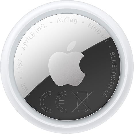 Apple AirTag (2.ª generación): Permite localizar Llaves, Carteras y más; función de localización con Sonido; hasta 1,5 Veces más Alcance en Búsqueda de Precisión