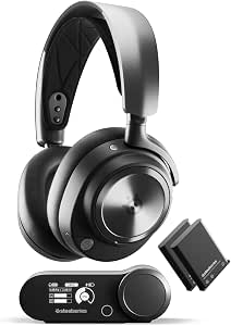 SteelSeries Arctis Nova Pro Inalámbrico X - auriculares gaming multisistema Xbox - Controladores magnéticos de neodimio - Cancelación de ruido - Infinity Power System - Xbox, PC, PS5, PS4, Switch, móvil