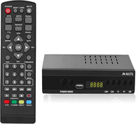 Decodificador TDT HD - DVB-T T2 H.265 HEVC Full HD PVR, USB, HDMI, SCART,Sintonizador de televisión Digital Terrestre, decodificador terrestre, Receptor Digital de Alta definición Full HD 1080p
