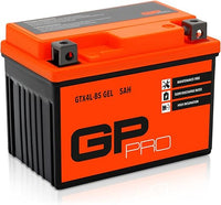GP-PRO Gel-Batterie 12V 5Ah GTX4L-BS Rollerbatterie/Motorradbatterie, wartungsfrei versiegelt vorgeladen zyklenfest ersetzt YB4L-B / YTX5L-BS / YTX4L-BS / SLA4L-BS / YB4L-A