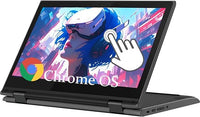 Lenovo Chromebook 300e 2-en-1 Laptop con Pantalla Táctil para Negocios, Pantalla de 11.6