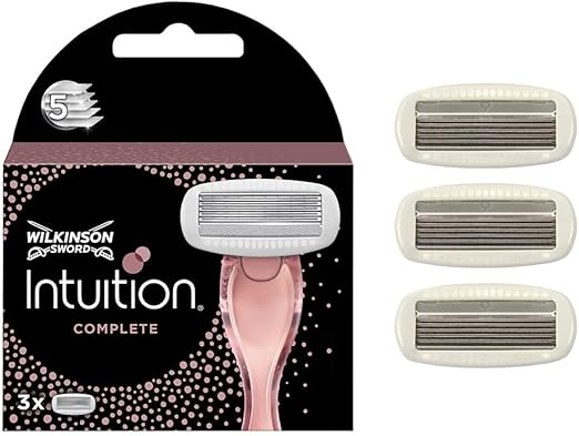 Wilkinson Sword Intuition Complete - Cuchillas de afeitar para mujer (3 unidades)