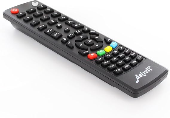 Astrell – 11999 – Télécommande Universelle 8 en 1 (TV, TNT Sat, DVD, VCD, Home Cinema, aux), Noir