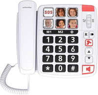 swissvoice TELEFONO Fijo SOBREMESA, Blanco