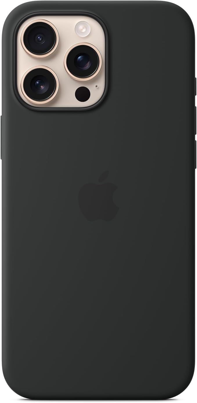 Apple Funda de Silicona con MagSafe para el iPhone 16 Pro MAX - Negro