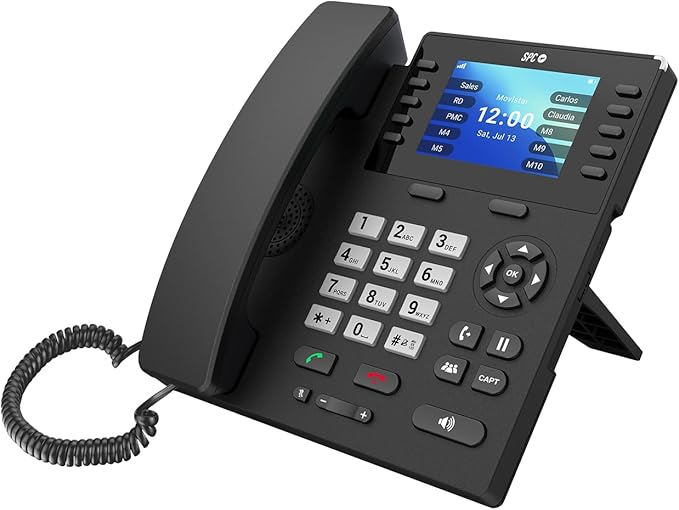 SPC WF100 – Teléfono Fijo con SIM |4G, Llamadas Volte y VoWiFi | Pantalla a Color 3,5” | Entorno Android | Configuración remota | Bluetooth y WiFi | Batería de Seguridad 2000mAh