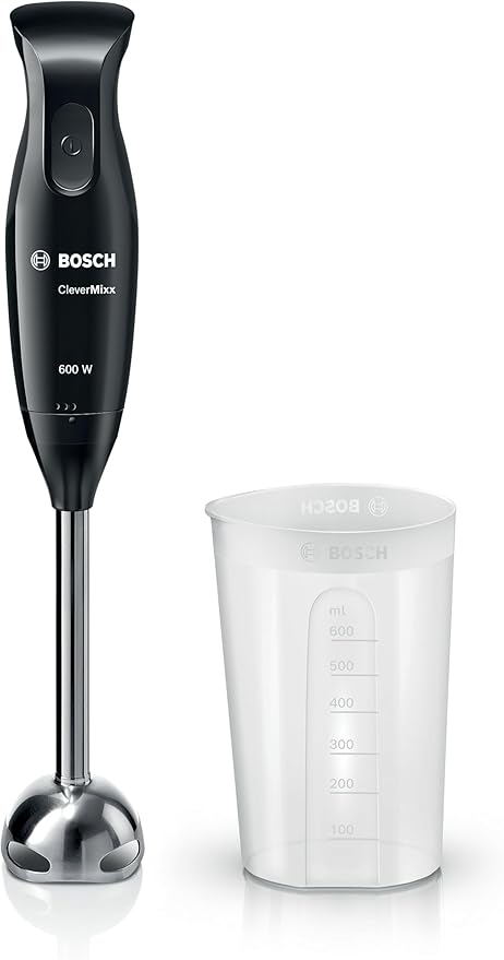 Bosch - Batidora de mano, CleverMixx, 600 W, Negro, antracita, MSM2620B