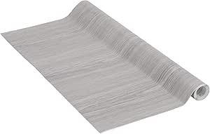 Venilia Klebefolie | Kiefer Grau Holzoptik Grau | 45 cm x 3 m, Stärke 95μ | selbstklebende Möbel-Folie, Dekofolie, Tapete, Küchenfolie | PVC ohne Phthalate | Made in EU, 1 Stück