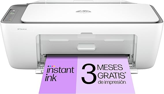 HP DeskJet 2820e - Impresora Multifunción, 3 meses de impresión Instant Ink con HP+