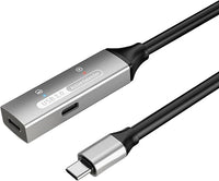 PREMIUMCORD Cable de Extensión USB-C Activo con Repetidor 10m, Conector Hembra a Macho Tipo C, USB 3.2 Gen 1 SuperSpeed 5Gbit/s, Doble Blindaje, Carcasa de Aluminio, Color Negro, Longitud 10m