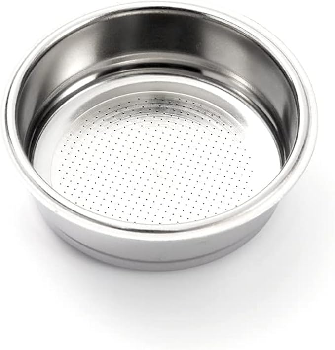 Cesta de filtro de café de 51 mm, 1 tazas, cesta de filtro sin presión para portafiltros Delonghi de 51 mm