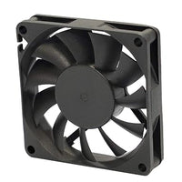 Ventilador silencioso, 60 x 60 x 15 mm, CC 12 V 0,11 A, conexión de alimentación de 3 pines (1 x 60/60/15)