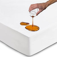 Protector Colchón 120x190 cm Funda Colchón Impermeable Sábana Bajera Impermeable de Algodón y Microfibra Cubre Colchón para Cama Transpirable Cover Hipoalergénico Antiácaros Lavable a Máquina