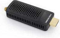 Metronic 441625 - Descodificador sintonizador Receptor TDT DVB-T, Compatible DVB-T2 dongle Stick Compacto, HEVC, EPG, Full HD 1080p, HDMI, Puerto USB 2.0, tecla SOS, recepción Multi-repetidor