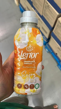Lenor Suavizante para lavadora concentrado, 200 lavados, oro y flores de vainilla, frescor de larga duración y suavidad de origen vegetal, sábanas perfumadas hasta 1 semana