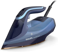 Thumbnail for Philips Azur Serie 8000 Plancha De Vapor - 55 g/min De Vapor Continuo, 240 g De Impulso De Vapor, 3000 W, Tecnología OptimalTEMP, SteamGlide Elite, Azul Claro (DST8020/20)